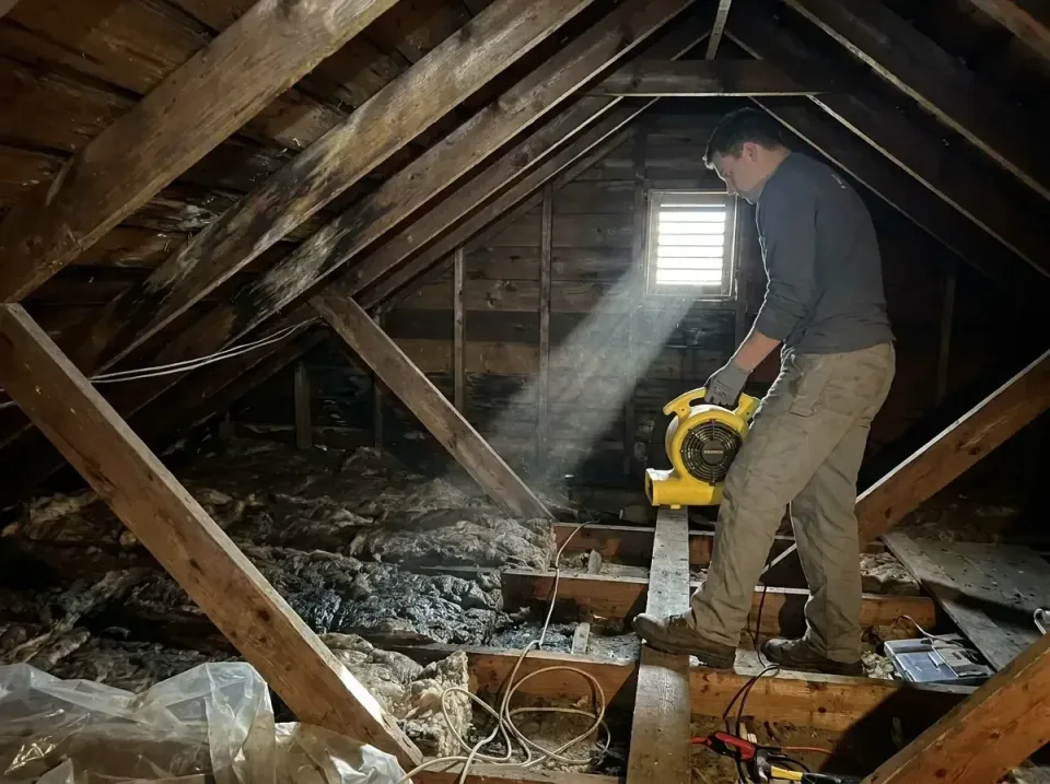 attic-water-damage-drying-proc-007 — frequently asked questions, Emergency Water Extraction & 24/7 Flood Response in Sanford…
